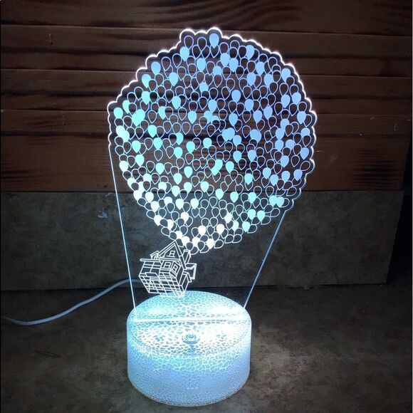 Movie UP multiple change 3D neon nightlight lamp - Picture 4 of 5